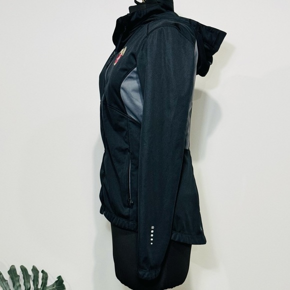 OGIO Endurance Womens Jim Beam Blacktop/Gear Grey Pivot Soft Shell LOE721, XS - Picture 4 of 14